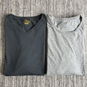 Polo Ralph Lauren Men's Size XXL Short Sleeve Tee T-Shirt Solid Dark/Light Gray